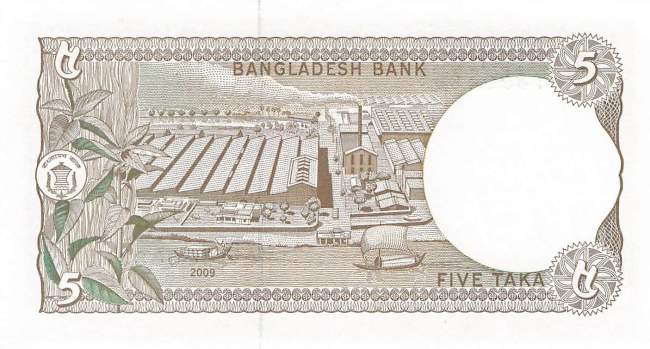 Bangaldesch p.46Ab2 5 Taka 2009